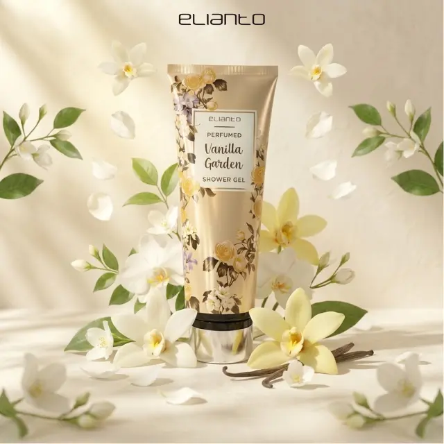 Elianto NEW Perfumed Garden Shower Gel, Vanilla