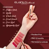 Elianto Velvet Crush Matte Lipstick -  Lightweight, Long-Lasting Soft Matte Finish, photo 3