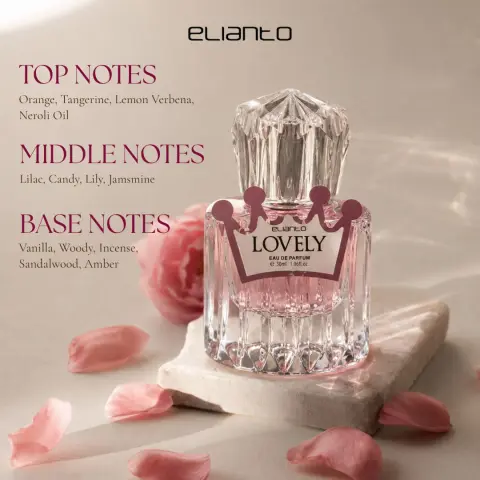 Elianto Queen Eau De Parfum - Women’s Perfume for Daily Wear, Fresh Floral Fruity Scent, Lovely Queen