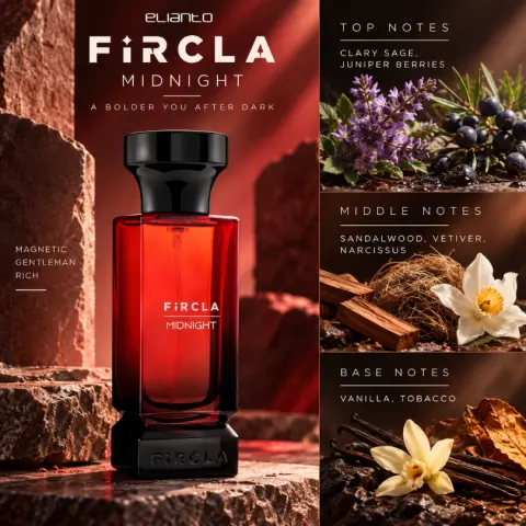 Elianto Fircla NEW Edition EDP for Men, NEW EDITION MIDNIGHT