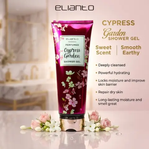 Elianto Perfumed Cypress Garden Shower Gel, photo 1