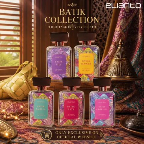 Elianto Batik Eau De Parfum – Long-Lasting Floral Fragrance Inspired by Malaysian Heritage, photo 1