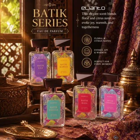 Elianto Batik Eau De Parfum – Long-Lasting Floral Fragrance Inspired by Malaysian Heritage, photo 2