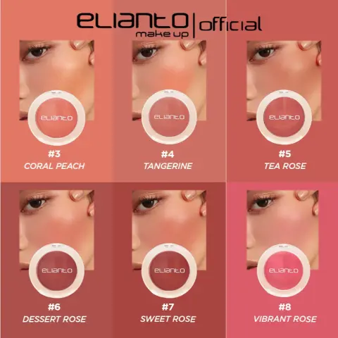 Elianto Mono Blush – Everyday Blusher for Fresh, Youthful Glow, photo 3