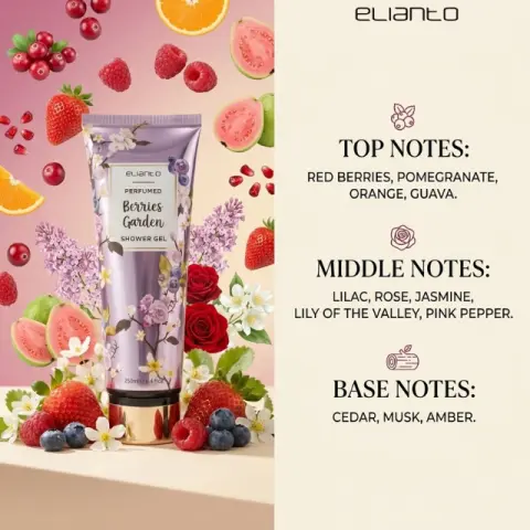 Elianto NEW Perfumed Garden Shower Gel, photo 3