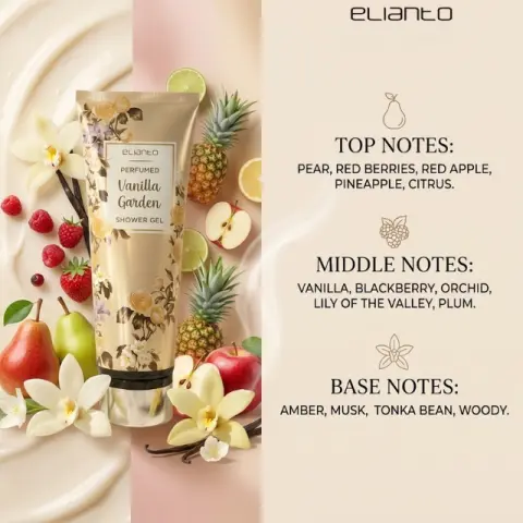 Elianto NEW Perfumed Garden Shower Gel, photo 2