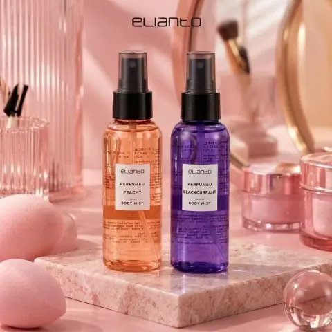 Elianto Body Mist Combo Set, Body Mist Blackcurrant + Body Mist Peachy